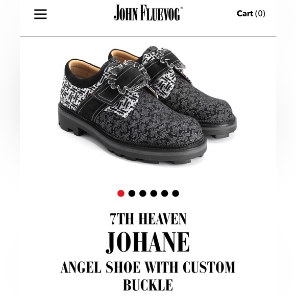 John Fluevog Shoes John Fluevog 7th Heaven Johane Angel Shoe With Custom Buckle Poshmark